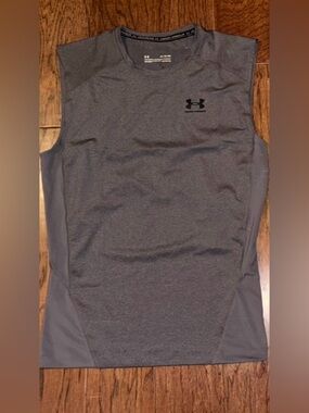 Under Armour Compression Muscle Tank Fitted Gray Size XL